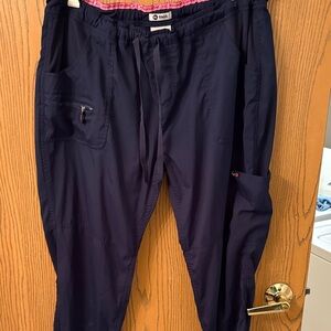 Koi Navy Cargo Pants for Women